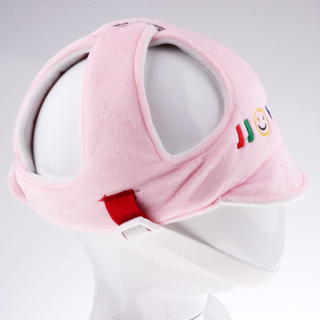 Baby Infant Adjustable Safety Headguard Protective Harnesses Cap Pink