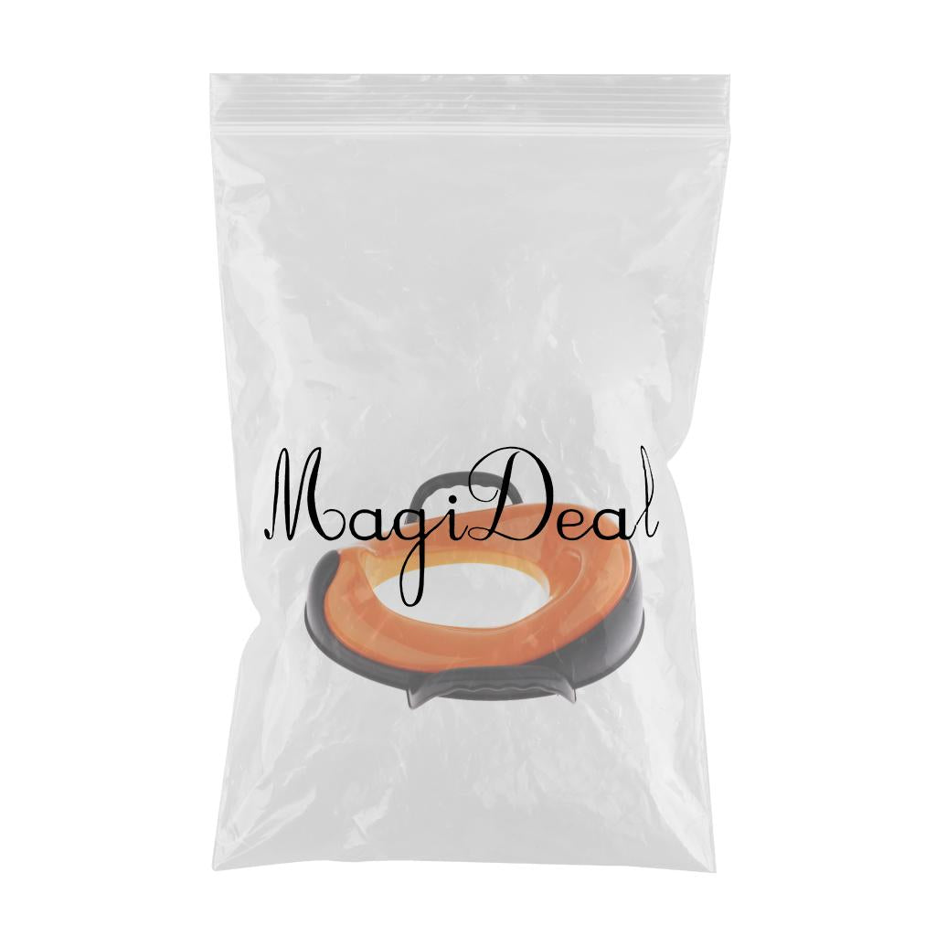 Kids Comfortable Soft Padded Cover Toilet Seat Training Toddler Orange