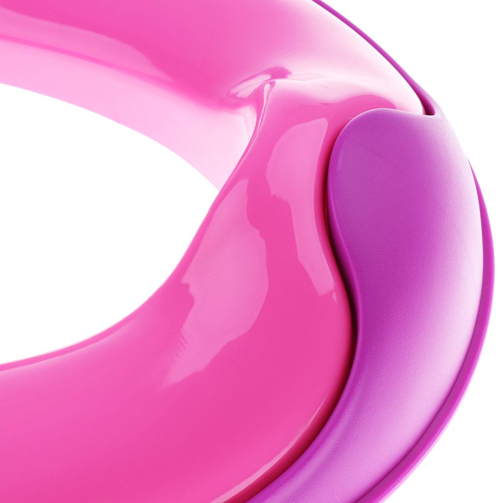 Kids Comfortable Soft Padded Cover Toilet Seat Training Toddler Pink