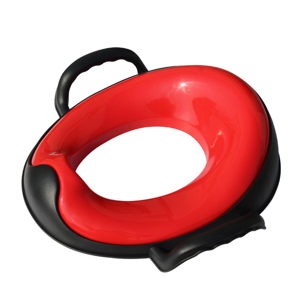 Kids Comfortable Soft Padded Cover Toilet Seat Training Toddler Red