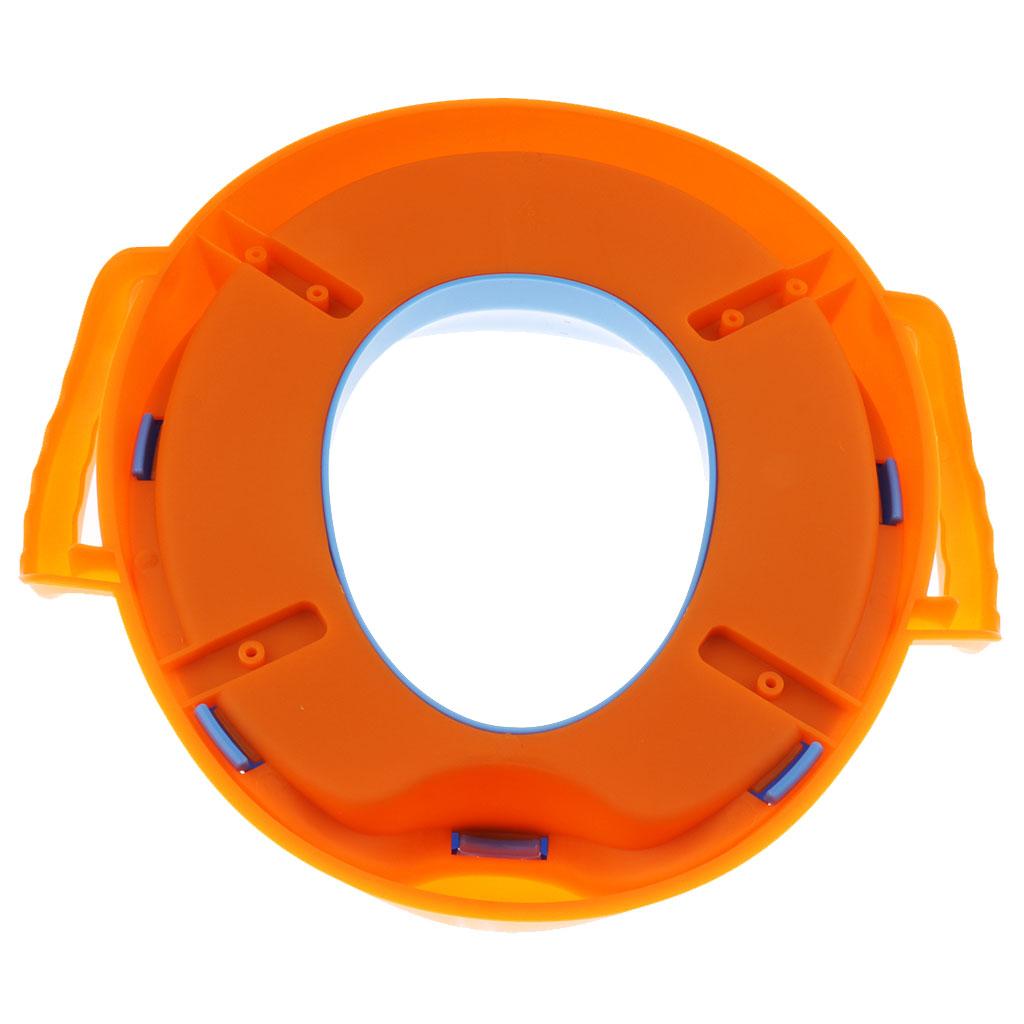 Kids Comfortable Soft Padded Cover Toilet Seat Training Toddler Blue