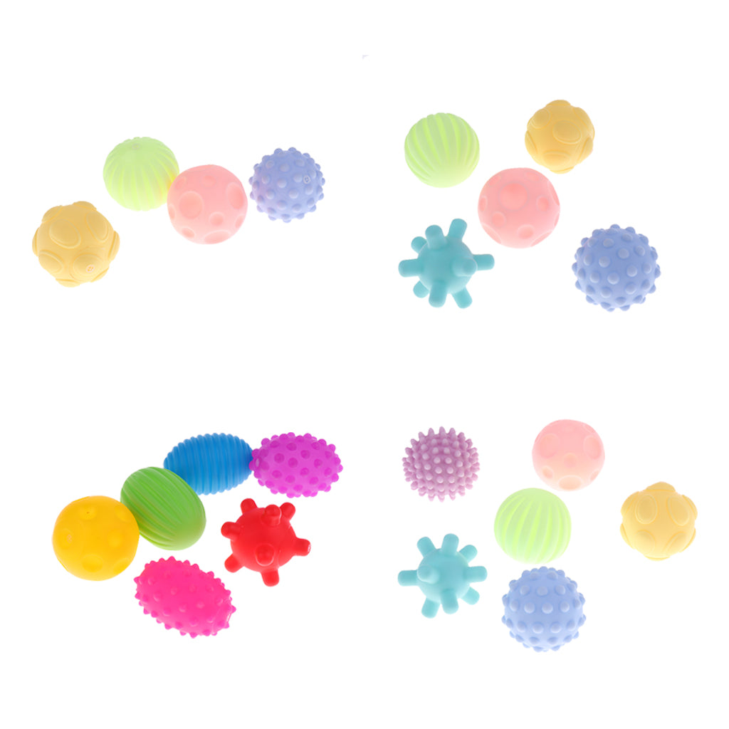 Soft Textured Sensory Balls for Baby Toddlers 6 Pcs-1