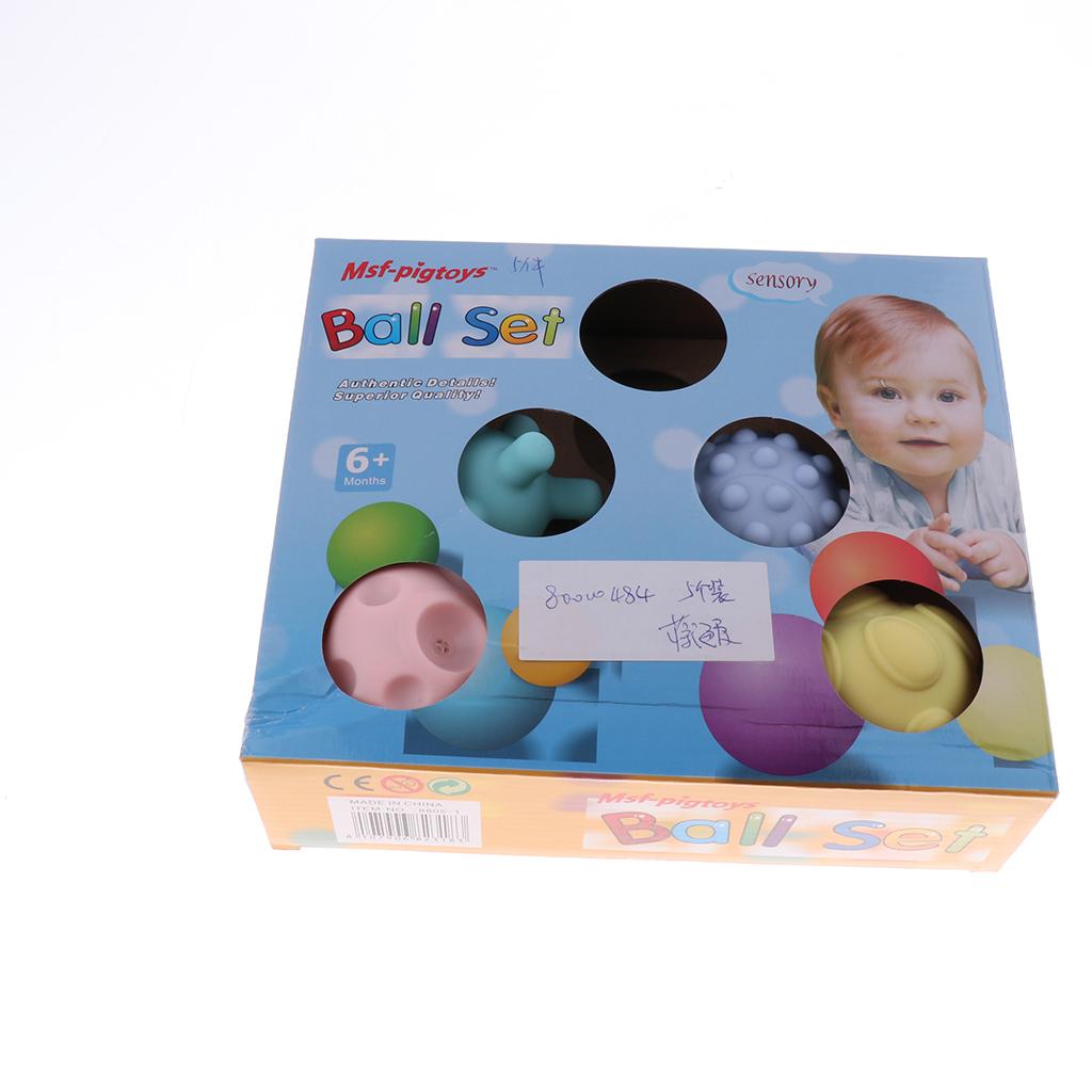 Soft Textured Sensory Balls for Baby Toddlers 5 Pcs