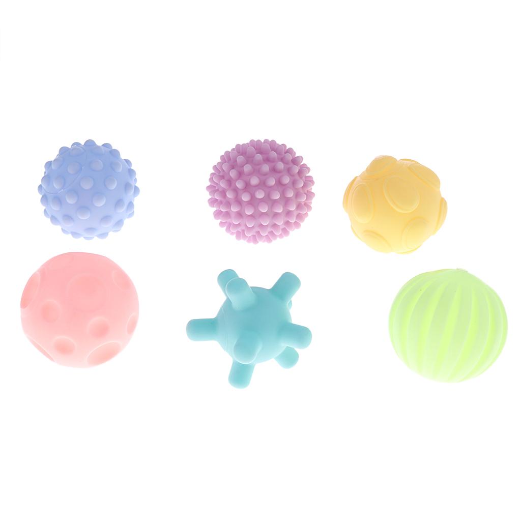 Soft Textured Sensory Balls for Baby Toddlers 6 Pcs-2