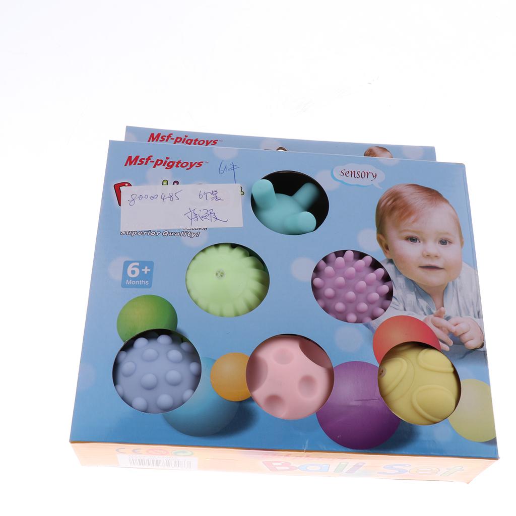 Soft Textured Sensory Balls for Baby Toddlers 6 Pcs-2