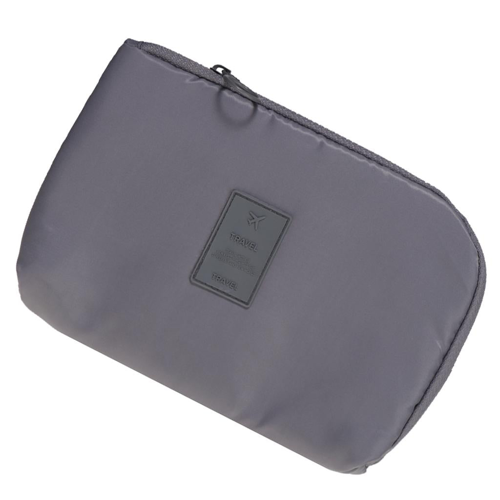 Electronic Accessories Storage USB Cable Organizer Bag Case Grey