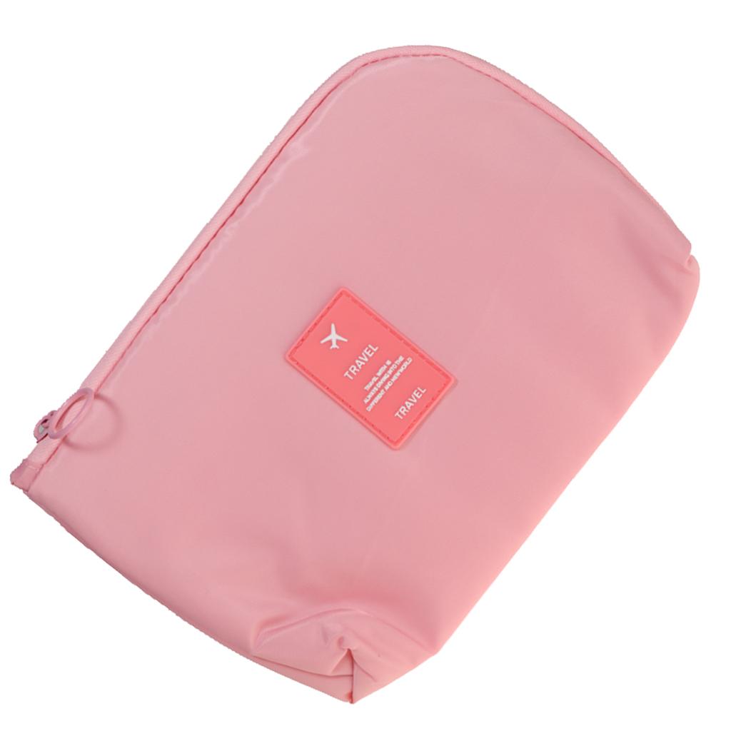 Electronic Accessories Storage USB Cable Organizer Bag Case Pink