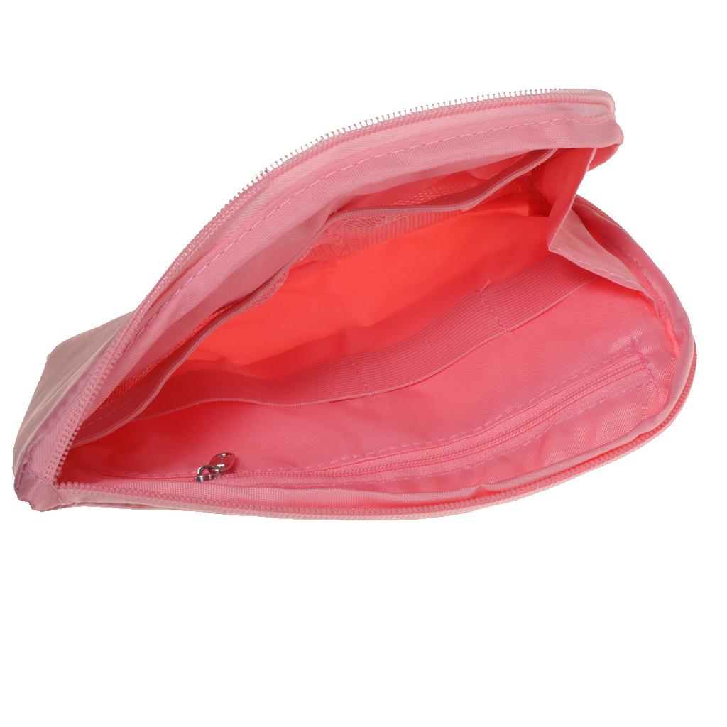 Electronic Accessories Storage USB Cable Organizer Bag Case Pink