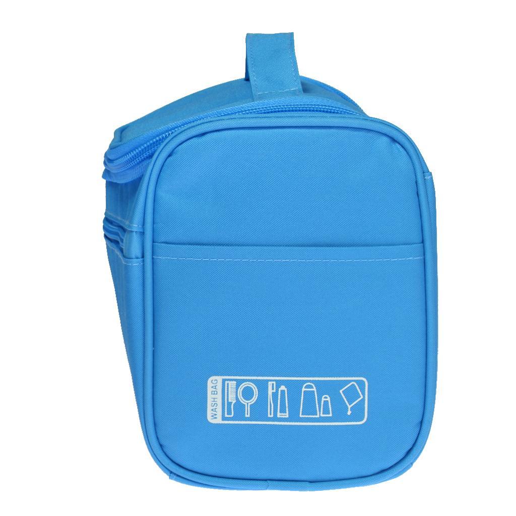 Big Capacity Toiletry Bag Makeup Cosmetic Storage Bag Skyblue