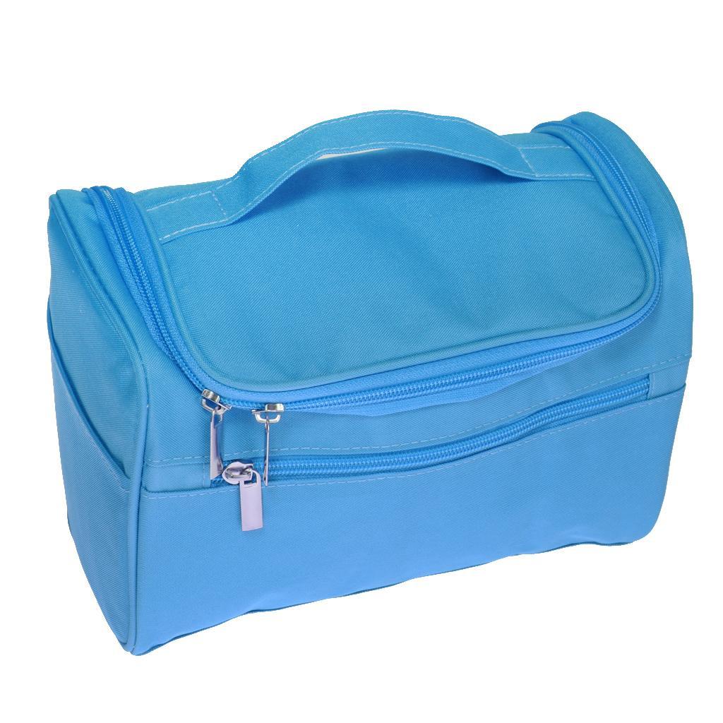 Big Capacity Toiletry Bag Makeup Cosmetic Storage Bag Skyblue