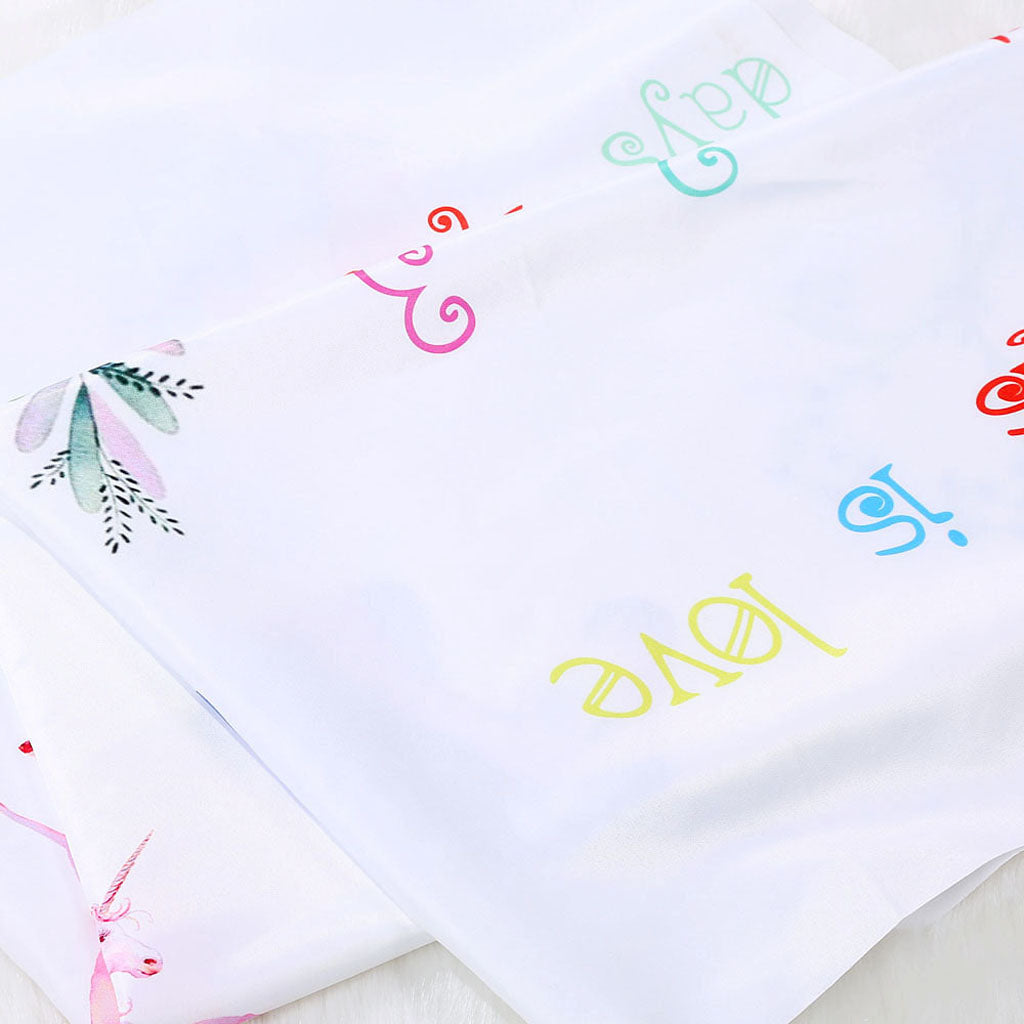 Newborn Baby Letter Milestone Blanket Photography Photo Props Shoots Unicorn
