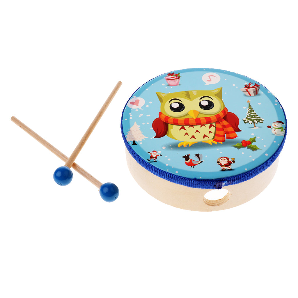 Wooden Childrens Musical Instrument Toy Percussion Sound 8Pcs