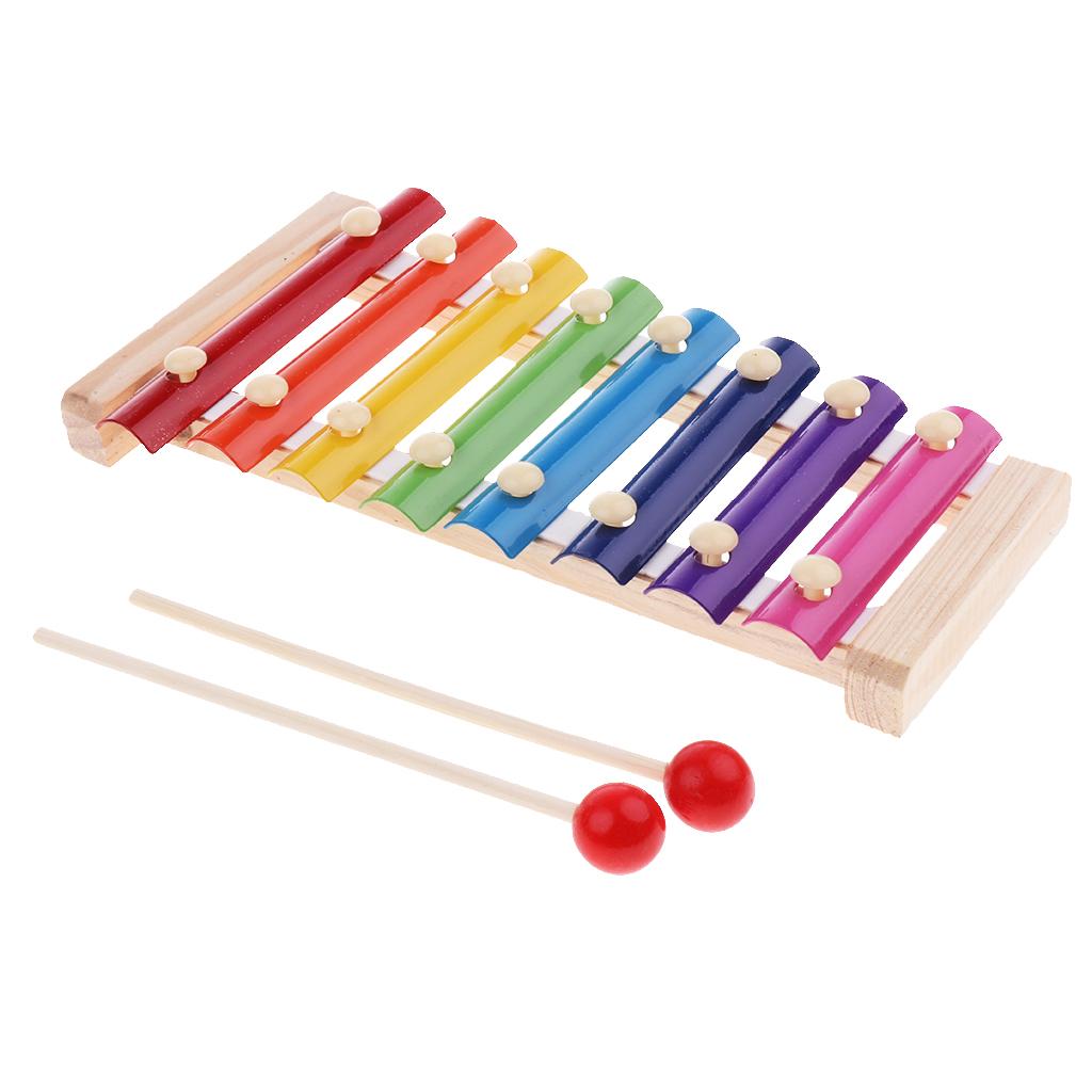 Baby Kid Educational 8 tone Xylophone Musical Toys Wooden Developmental Toys