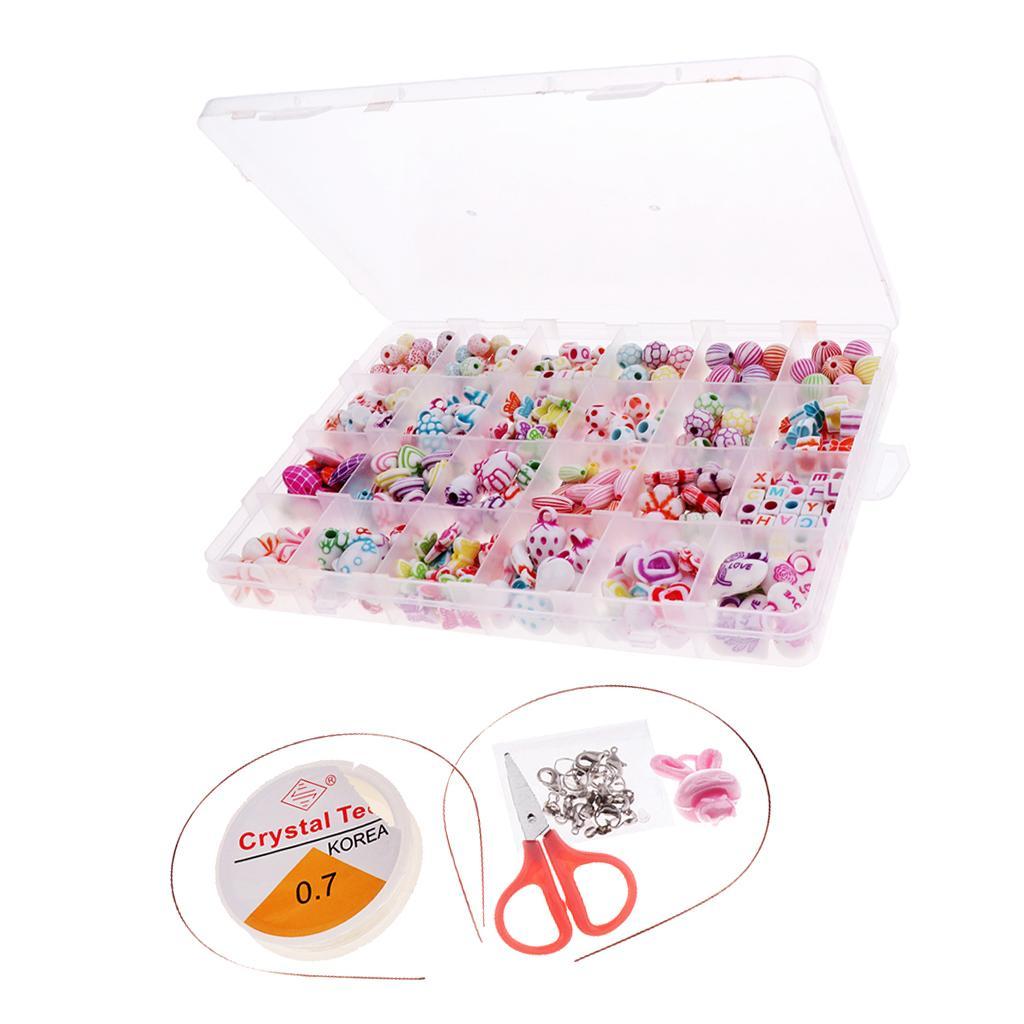 DIY Colorful Beads Bracelet Kids Jigsaw Puzzle Beads Toys Style 3