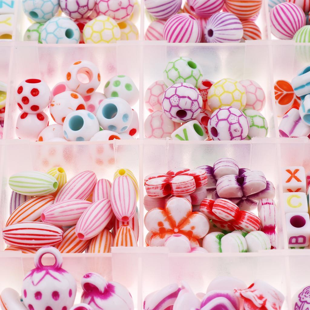 DIY Colorful Beads Bracelet Kids Jigsaw Puzzle Beads Toys Style 3