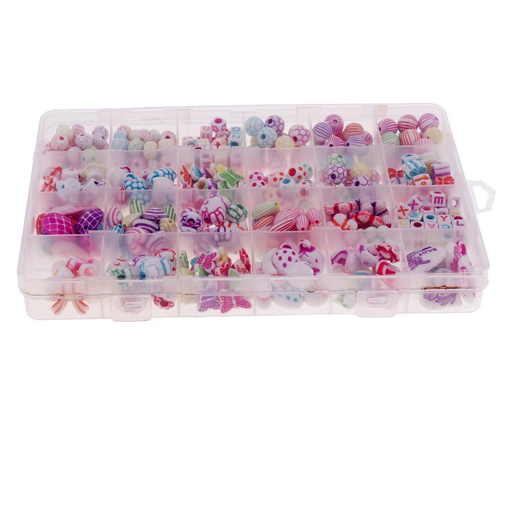 DIY Colorful Beads Bracelet Kids Jigsaw Puzzle Beads Toys Style 3