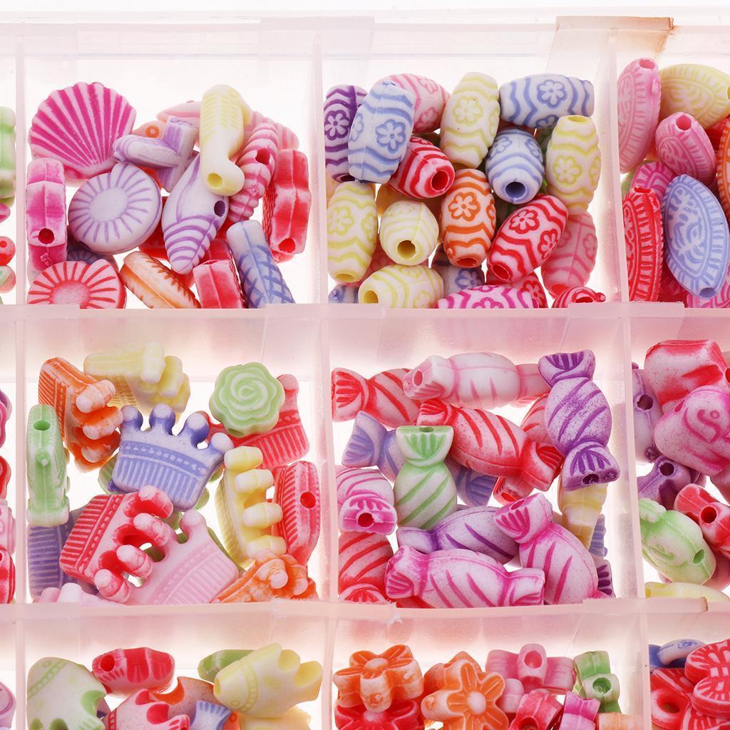 DIY Colorful Beads Bracelet Kids Jigsaw Puzzle Beads Toys Style 4