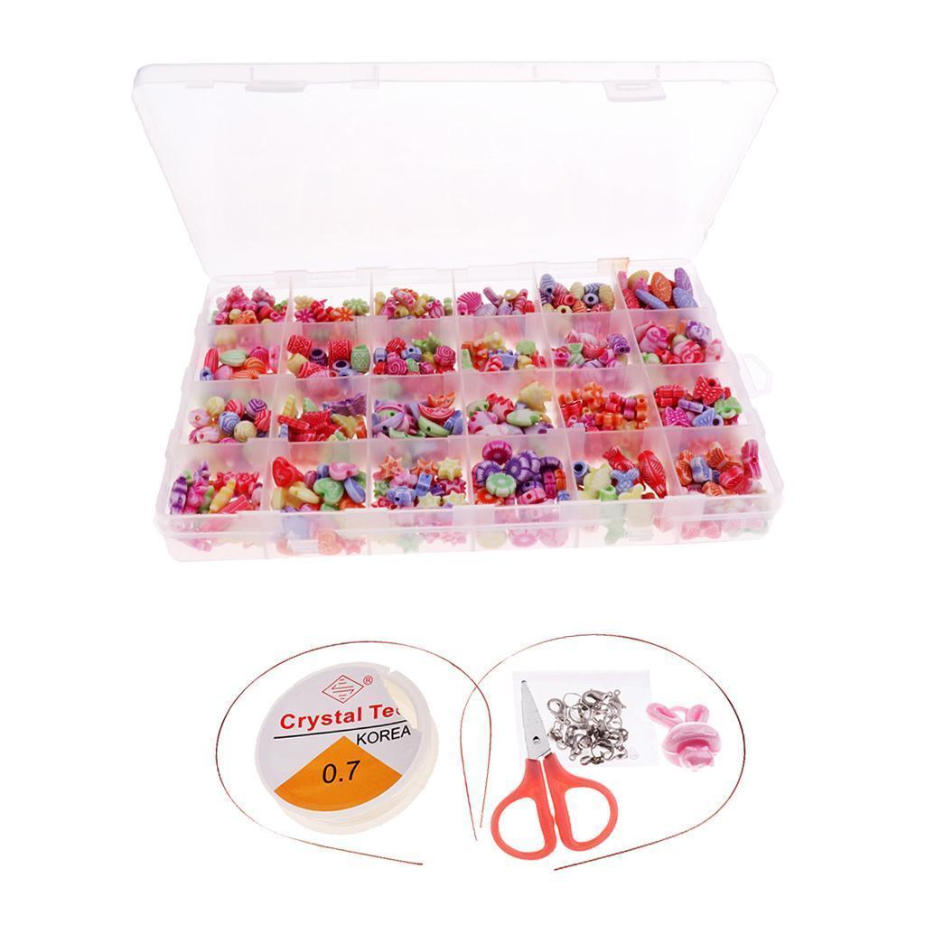 DIY Colorful Beads Bracelet Kids Jigsaw Puzzle Beads Toys Style 4