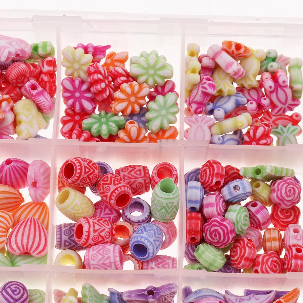 DIY Colorful Beads Bracelet Kids Jigsaw Puzzle Beads Toys Style 4