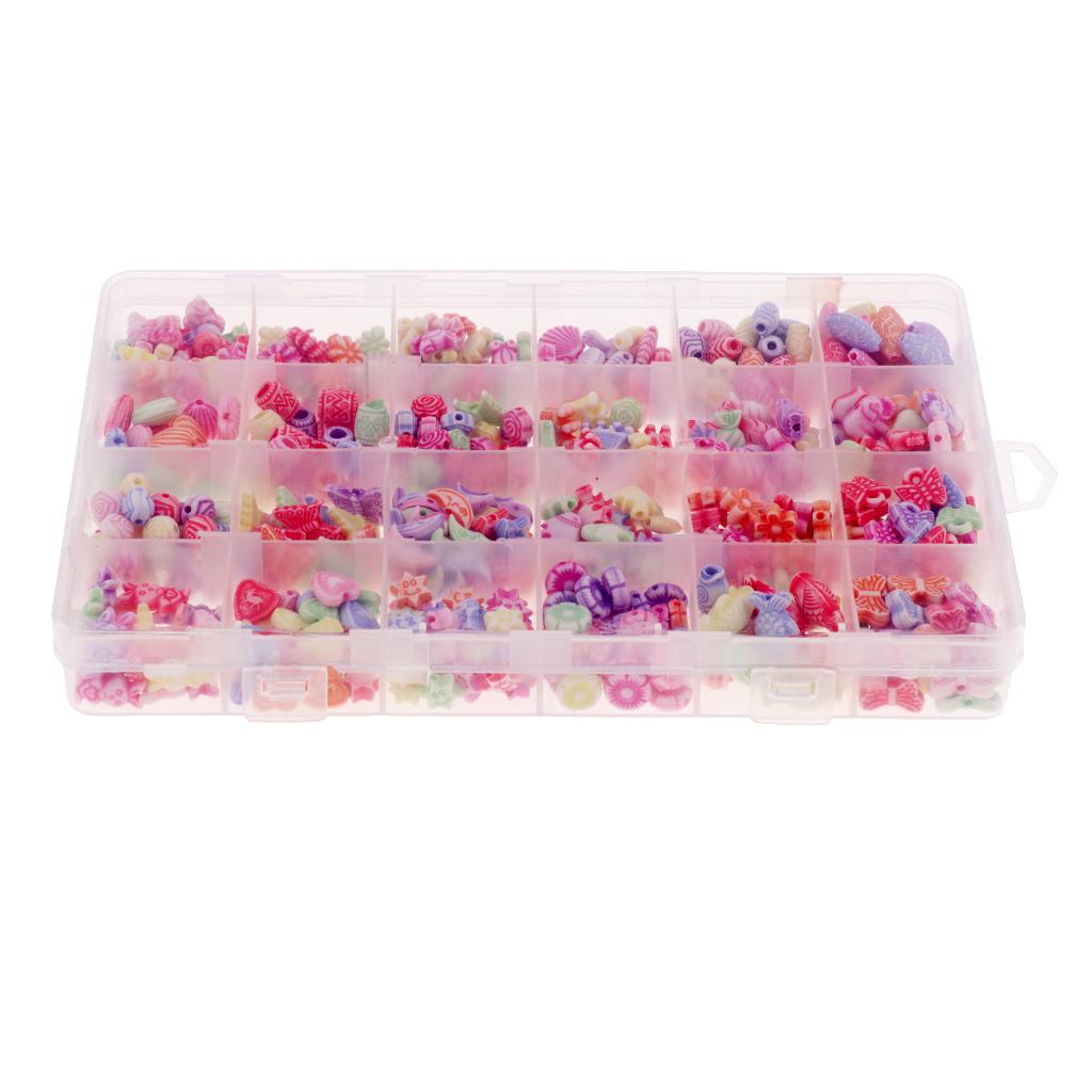 DIY Colorful Beads Bracelet Kids Jigsaw Puzzle Beads Toys Style 4