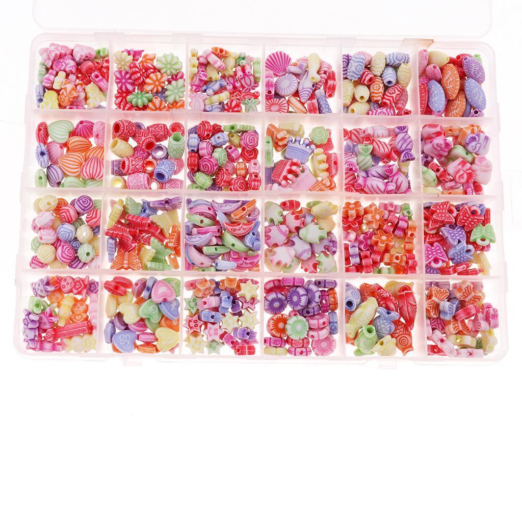DIY Colorful Beads Bracelet Kids Jigsaw Puzzle Beads Toys Style 4