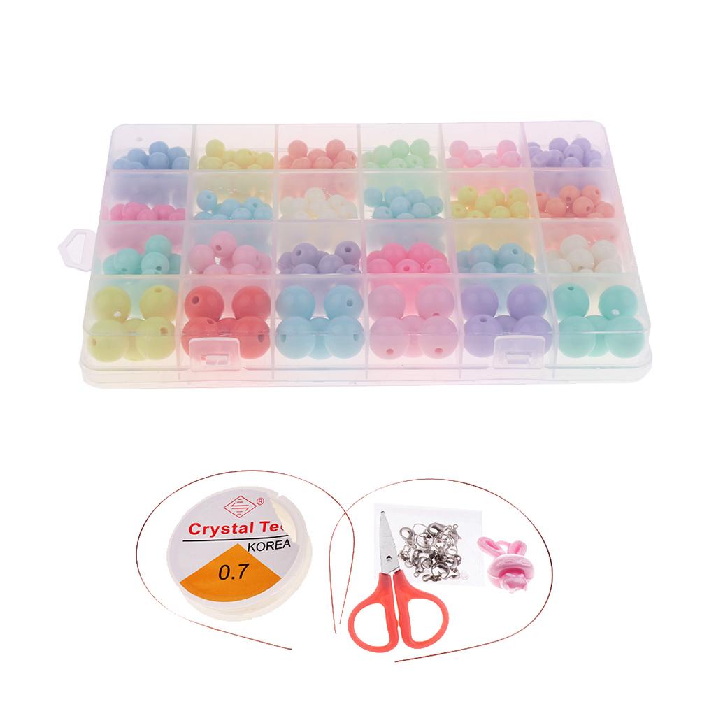 DIY Colorful Beads Bracelet Kids Jigsaw Puzzle Beads Toys Style 8