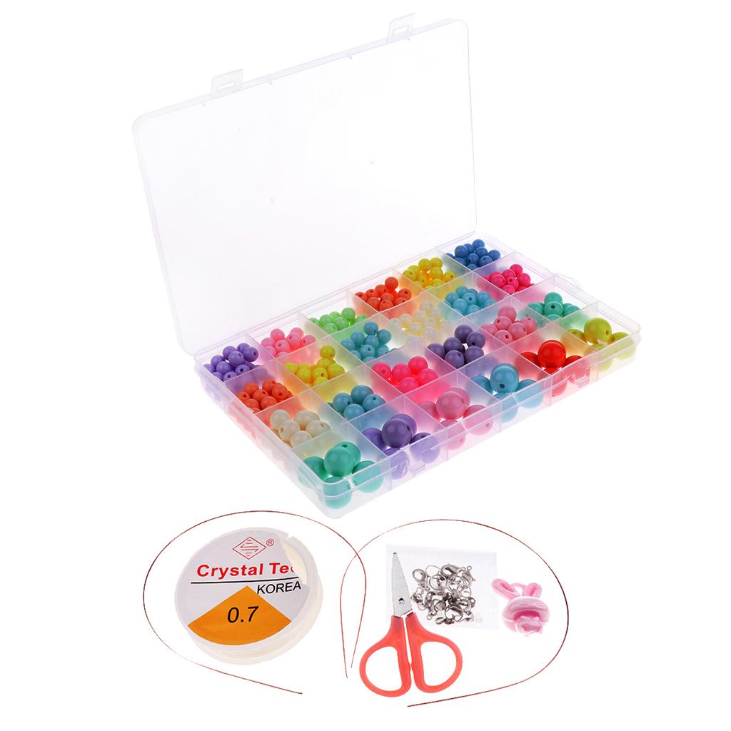 DIY Colorful Beads Bracelet Kids Jigsaw Puzzle Beads Toys Style 8