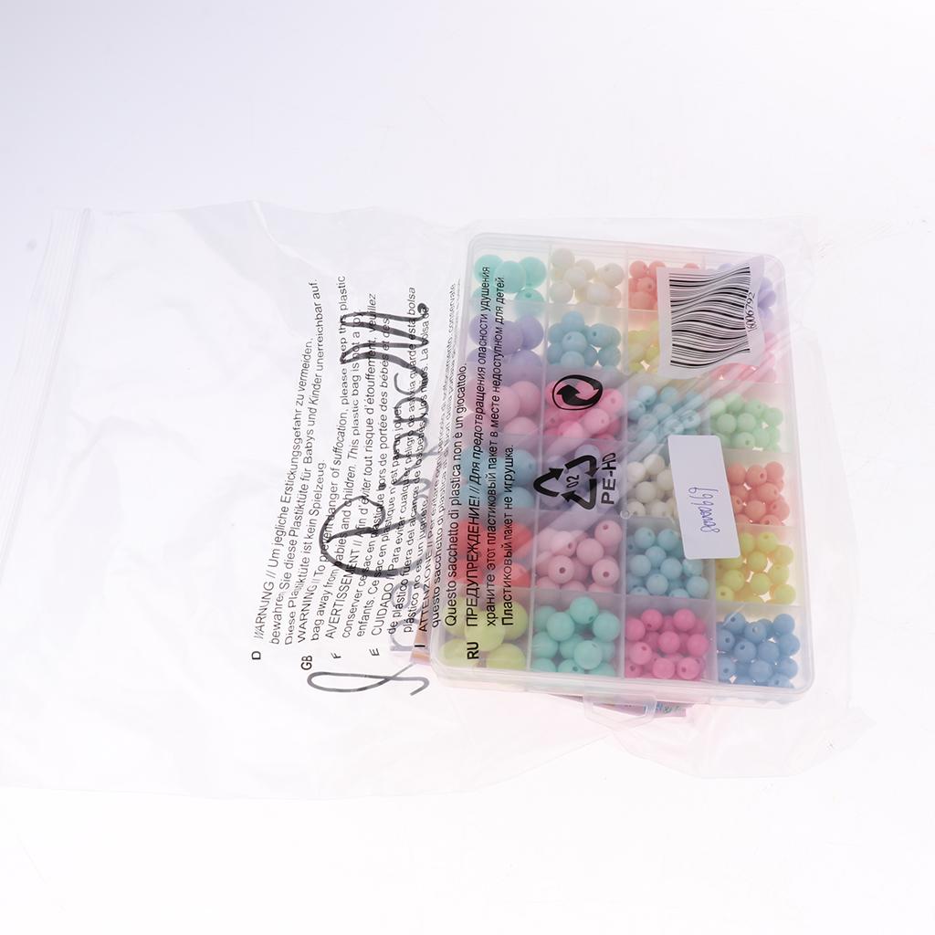 DIY Colorful Beads Bracelet Kids Jigsaw Puzzle Beads Toys Style 8