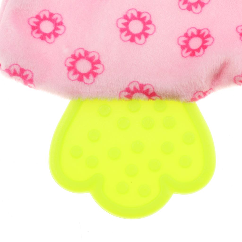 Baby Animal Soft Plush with BB Hand Rattle Security Blanket Fox