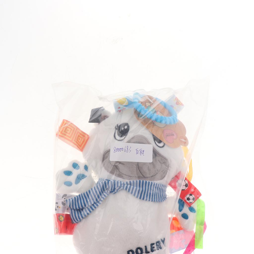 Baby Kids Pram Handbell Stroller Hanging Plush Toys White bear
