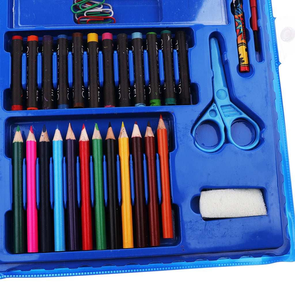 86Pcs Watercolor Painting Pen Artist Drawing Marker Pens Set Blue