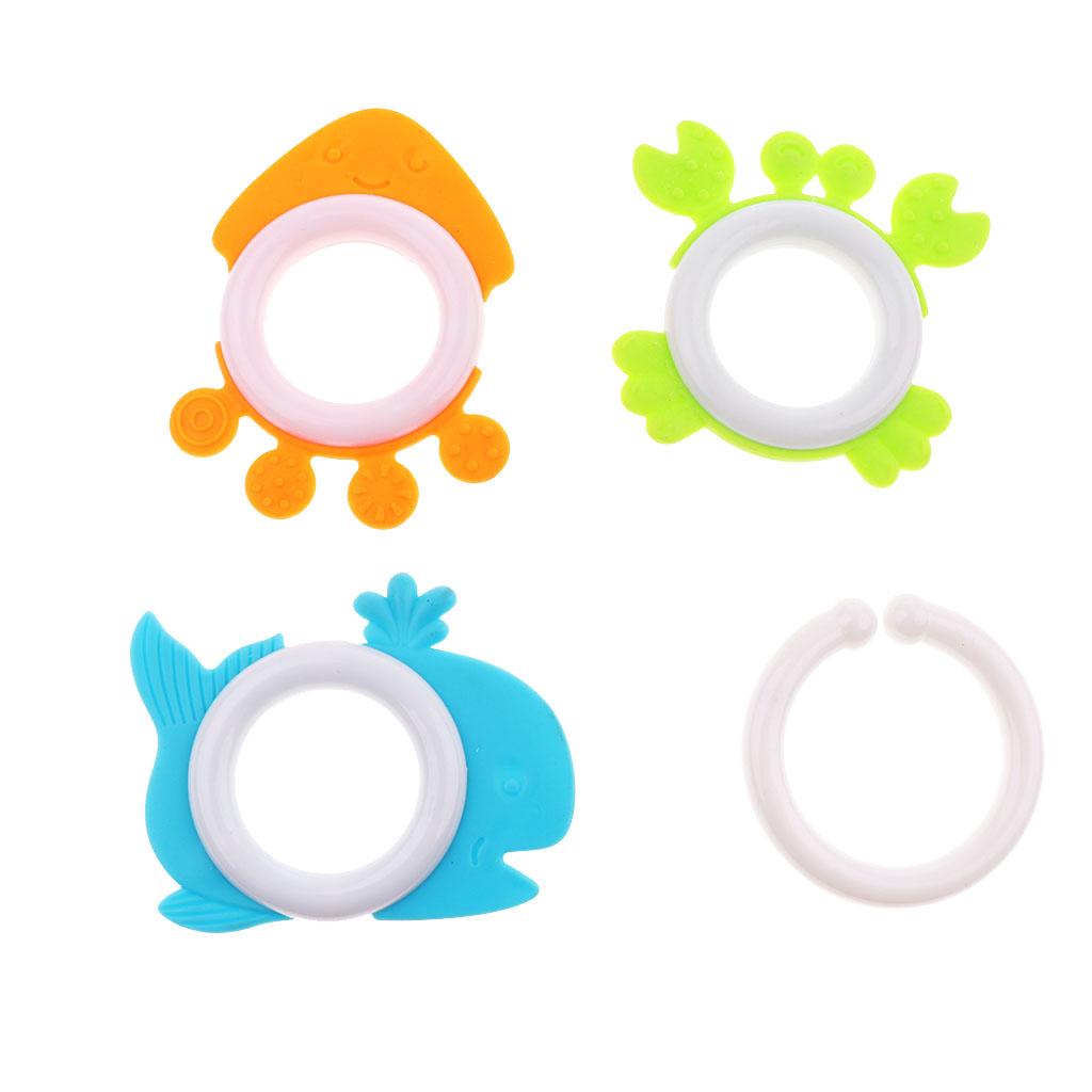 Musical Grasp Handbell Developmental Kids Baby Toy Rattle 9Pcs