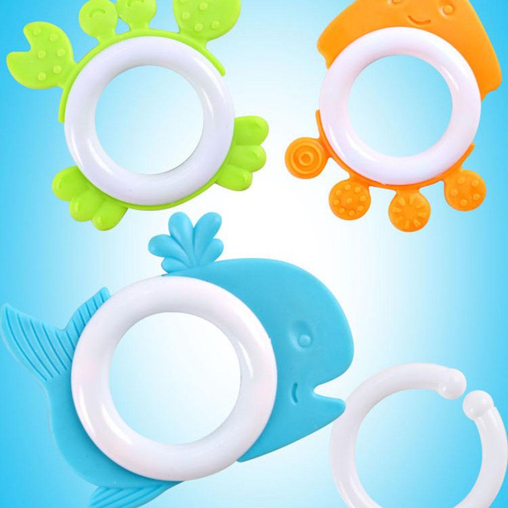 Musical Grasp Handbell Developmental Kids Baby Toy Rattle 9Pcs
