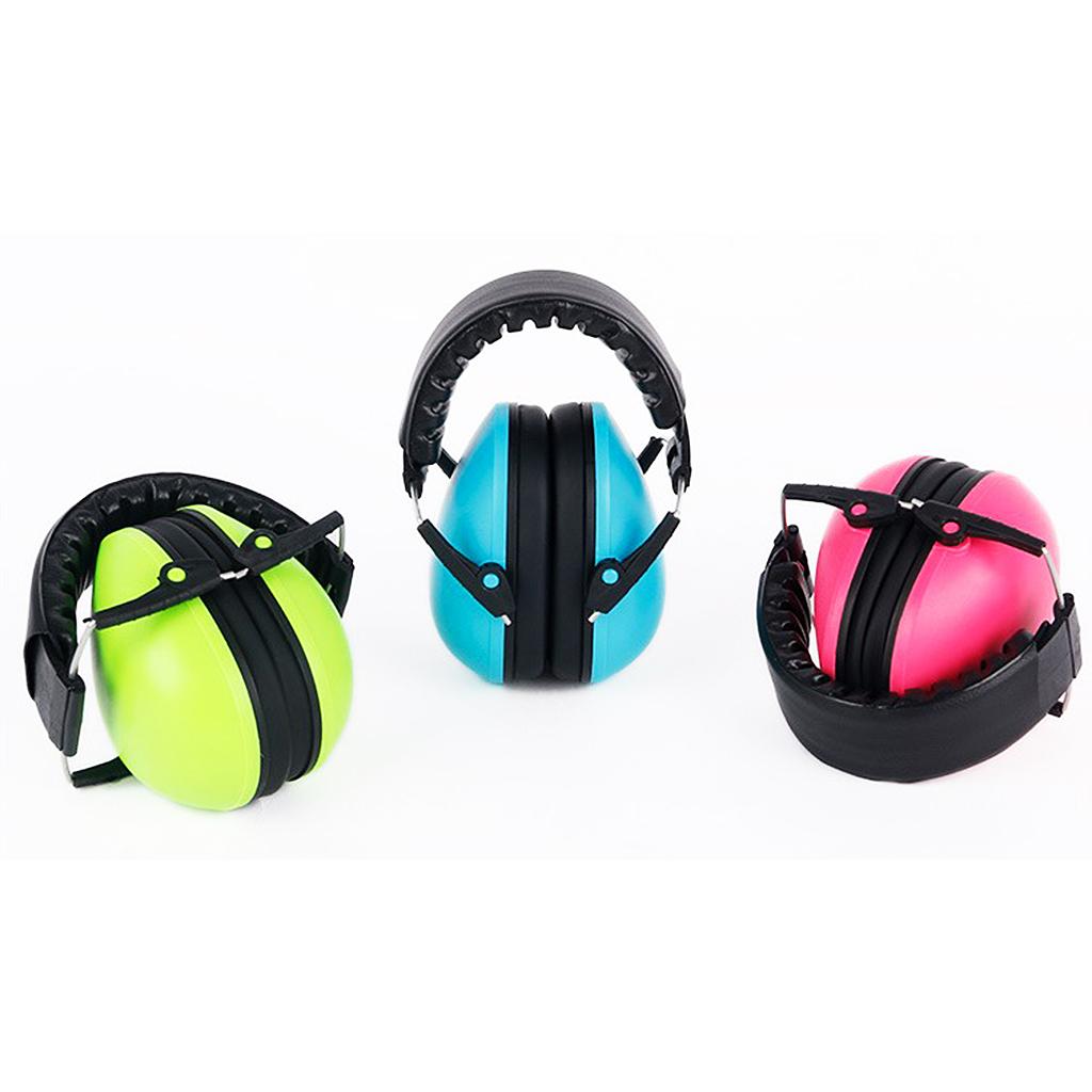 BABY CHILDRENS Ear Defenders Earmuffs Hearing Protection Green