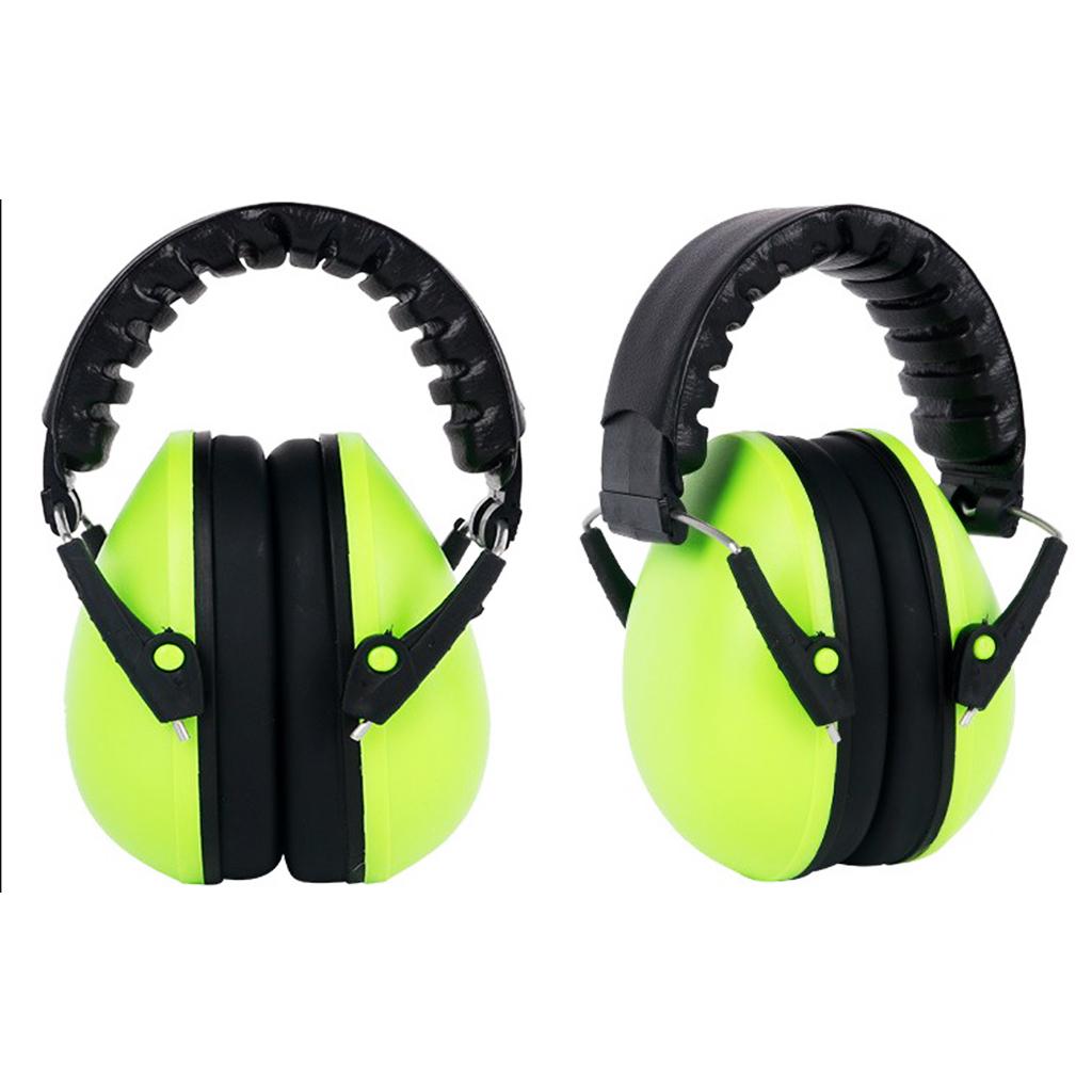 BABY CHILDRENS Ear Defenders Earmuffs Hearing Protection Green