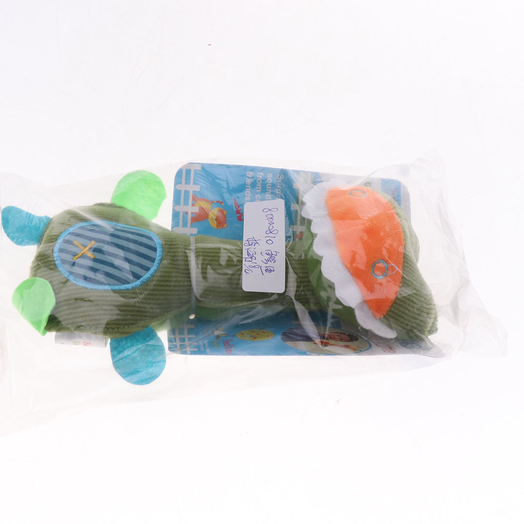 Infant Stuffed Animal Baby Hand Rattle BB Soft Plush Toy Doll crocodile