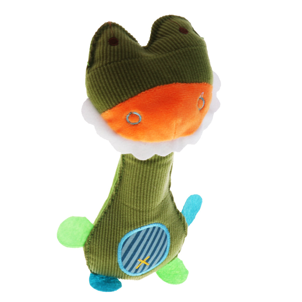 Infant Stuffed Animal Baby Hand Rattle BB Soft Plush Toy Doll crocodile