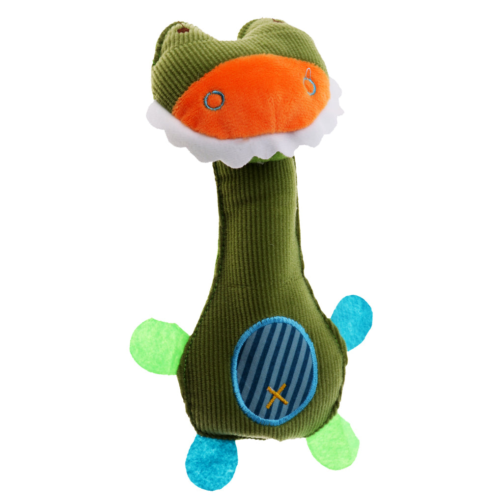 Infant Stuffed Animal Baby Hand Rattle BB Soft Plush Toy Doll crocodile