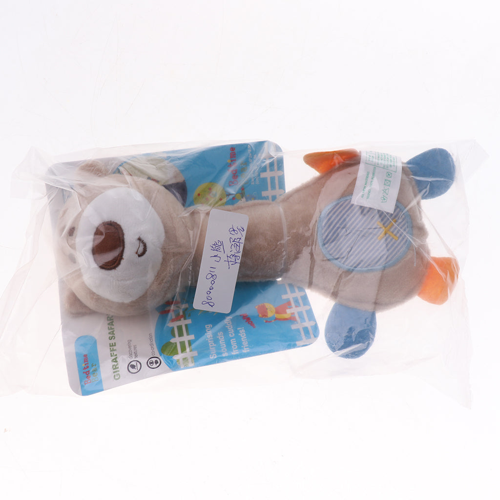 Infant Stuffed Animal Baby Hand Rattle BB Soft Plush Toy Doll bear