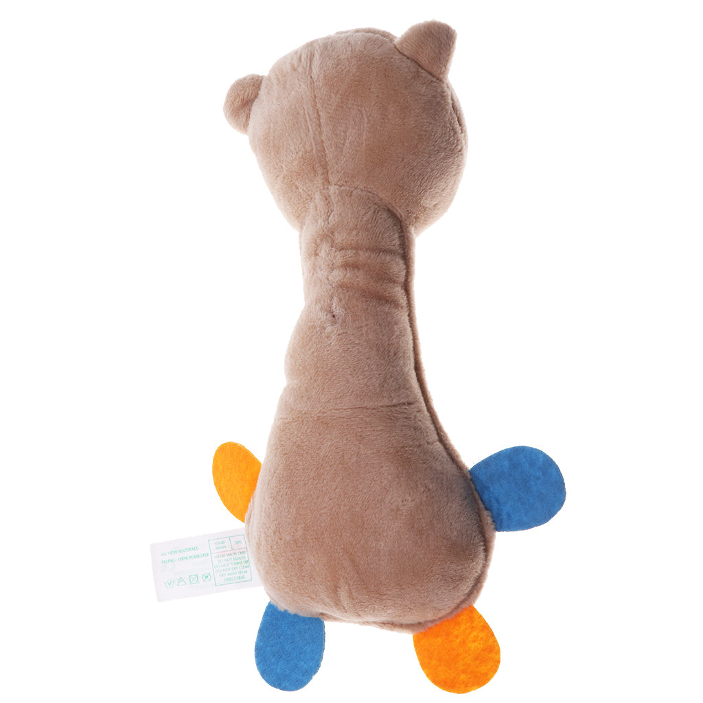 Infant Stuffed Animal Baby Hand Rattle BB Soft Plush Toy Doll bear