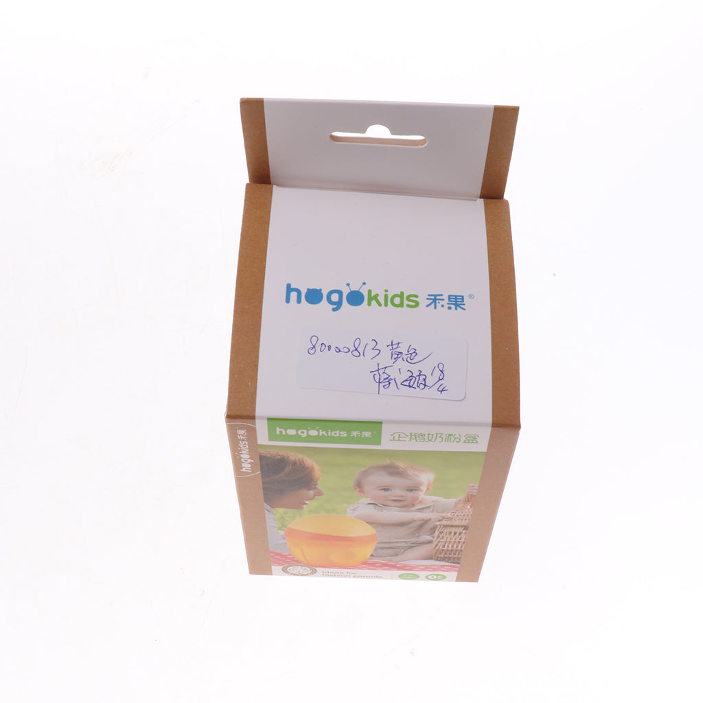 Baby Milk Powder Formula Container Storage Feeding Box Case Yellow