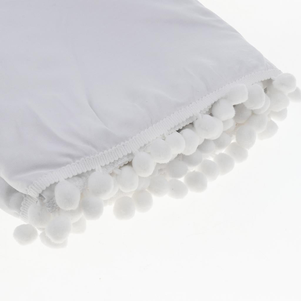 Mosquito Net Bed Canopy Yarn Play Tent Bedding for Kids Playing Reading Style 2-White