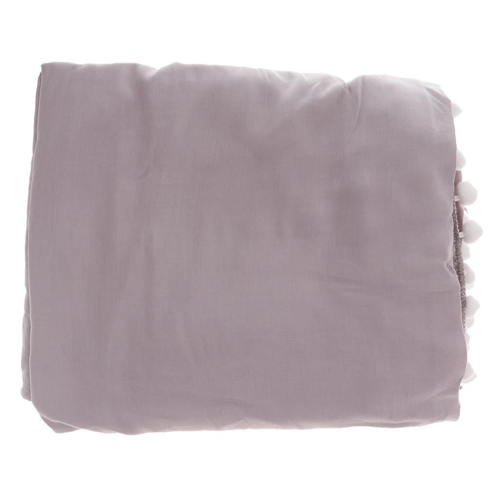 Mosquito Net Bed Canopy Yarn Play Tent Bedding for Kids Playing Reading Style 2-Gray