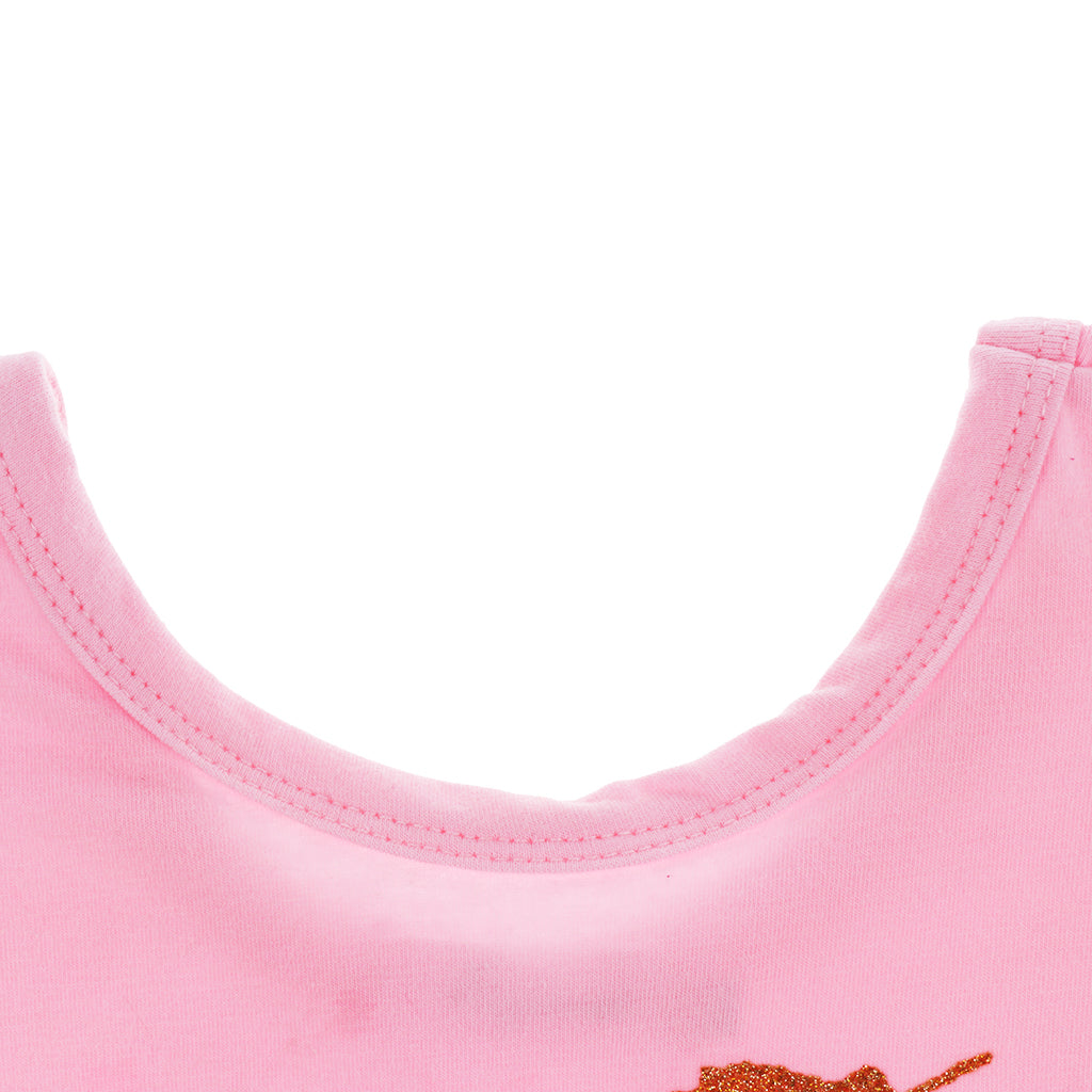Kids Baby Girls Unicorn Bridesmaid Party Pageant Formal Tulle Dress 0-6 Months Pink