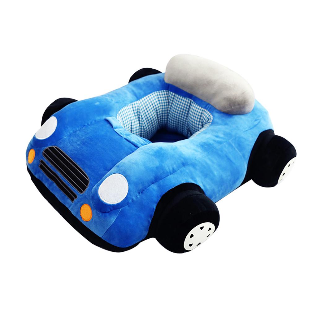 Baby Chair Learn to Sit Sofa Infant Safety Seat Dining Chair Support Sofa Blue