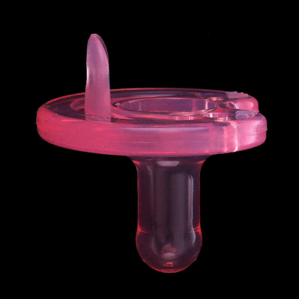 Flat Thumb Baby Orthodontic Pacifier Silicone Teat Nipple Pink