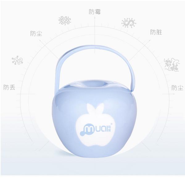 BPA-Free Nipple Shield Case & Pacifier Case Style 1-Blue