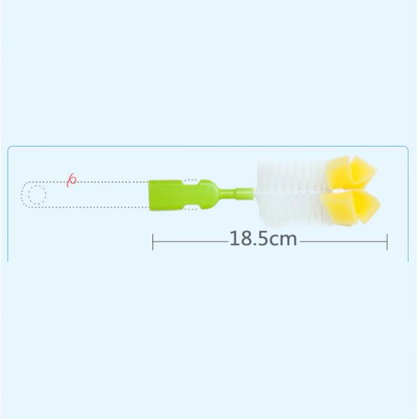 6 in 1 Bottle Brush Cleaner Kit, Cleaning Brush Set Green