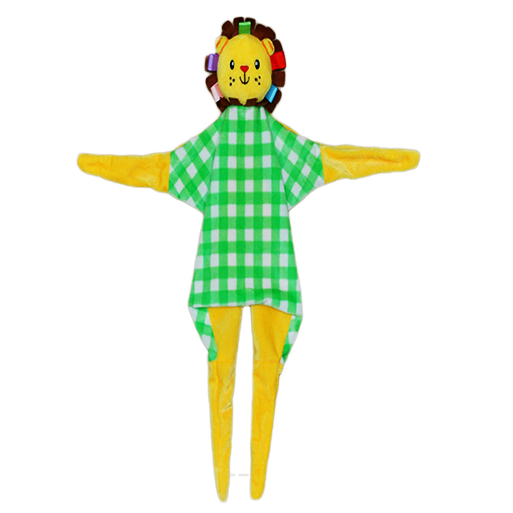 Cute Animal Plush Cloths Kids Bedtime Blanket Toys Lion