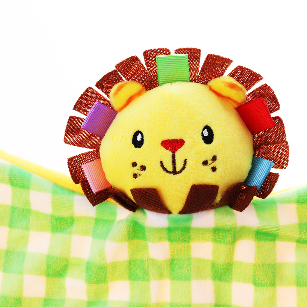 Cute Animal Plush Cloths Kids Bedtime Blanket Toys Lion